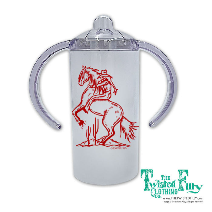 Bucking Cowgirl - Girls Infant / Toddler Sippy Cup