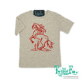 Bucking Cowgirl - S/S Youth Girls Tee - Assorted Colors