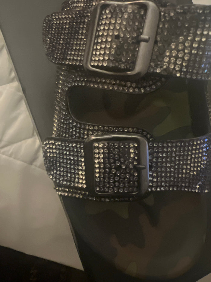 Camo dbl buckle slide