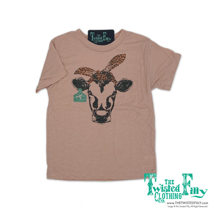 Cheetah Bandana Calf - S/S Youth Tee - Assorted Colors