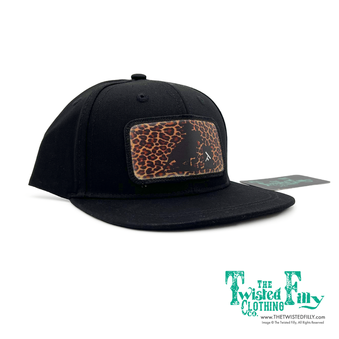 Cheetah Barrel Racer - Adult Snapback Hat - Black