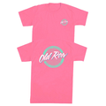 Circle Logo Short Sleeve T-Shirt in Neon Pink