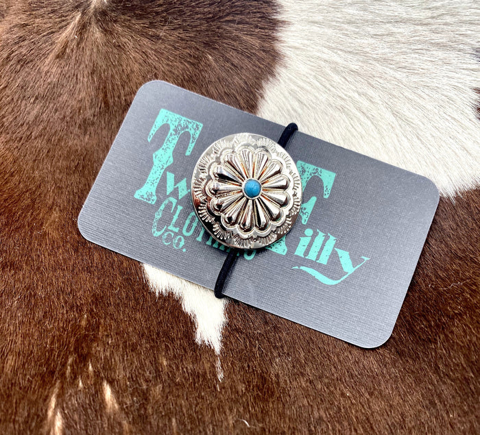 Concho Hair Tie Accessory