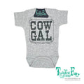 Cow Gal - S/S Infant One Piece - Gray
