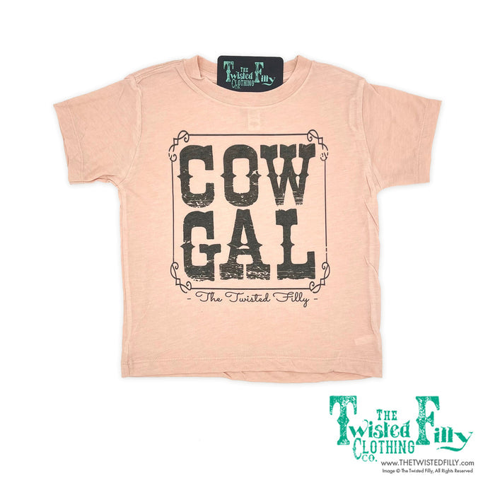 Cow Gal - S/S Toddler Tee - Assorted Colors