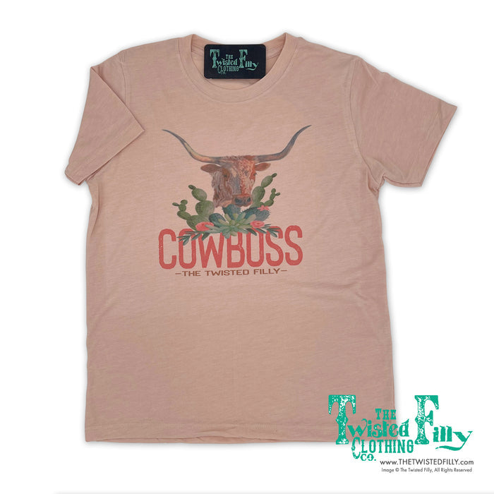 Cowboss - S/S Adult Women's Tee - Dusty Rose