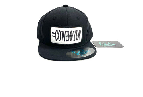 #Cowboyin' - Infant / Toddler Snapback Hat - Black