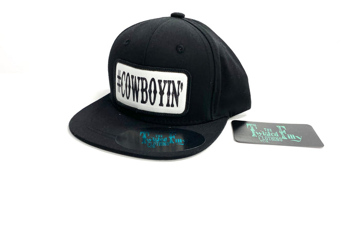 #Cowboyin' - Infant / Toddler Snapback Hat - Black