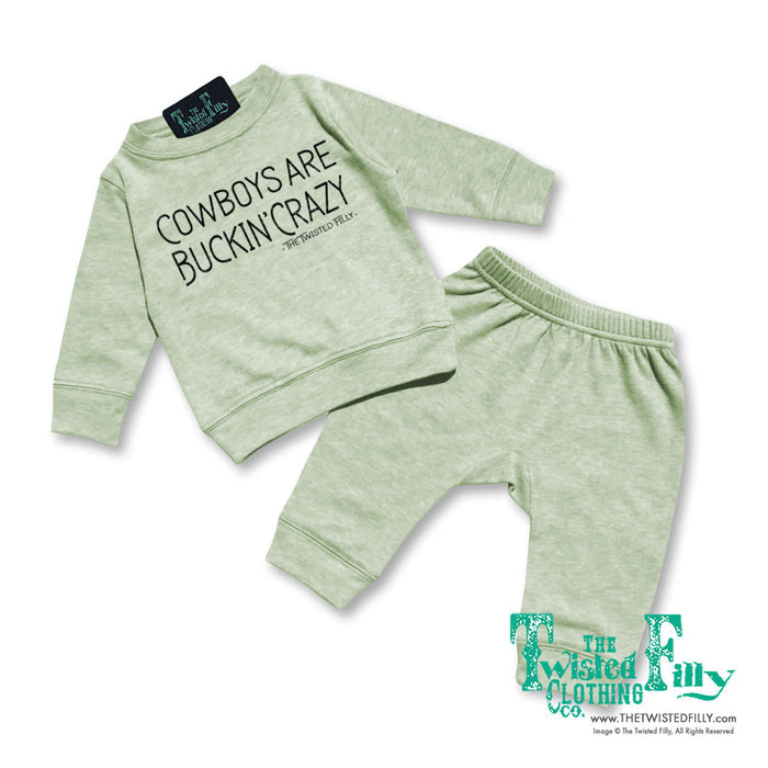 Cowboys Are Buckin Crazy - Infant Two Piece Outfit  - Assorted Colors