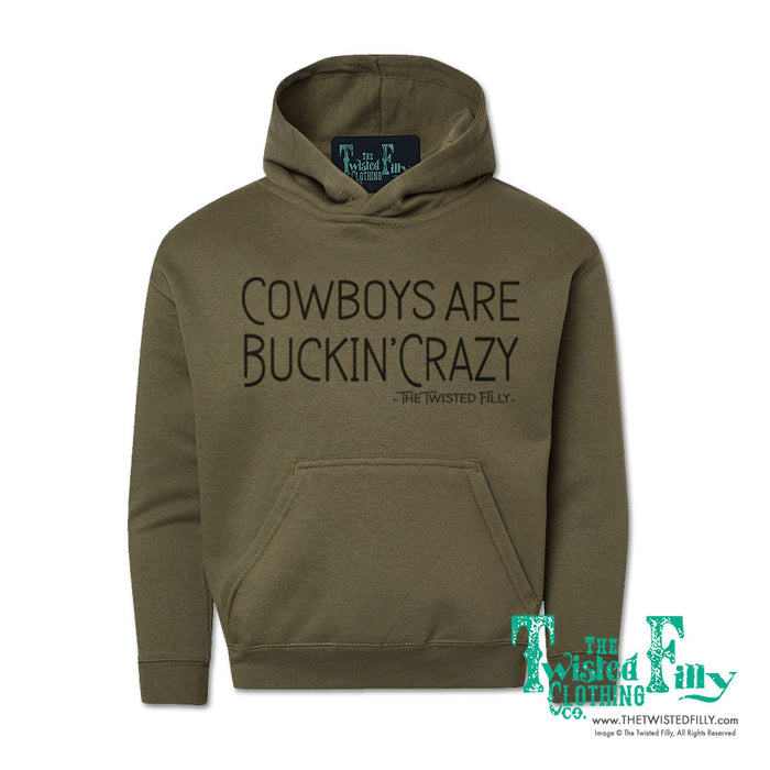 Cowboys Are Buckin' Crazy - Youth Hoodie - Assorted Colors