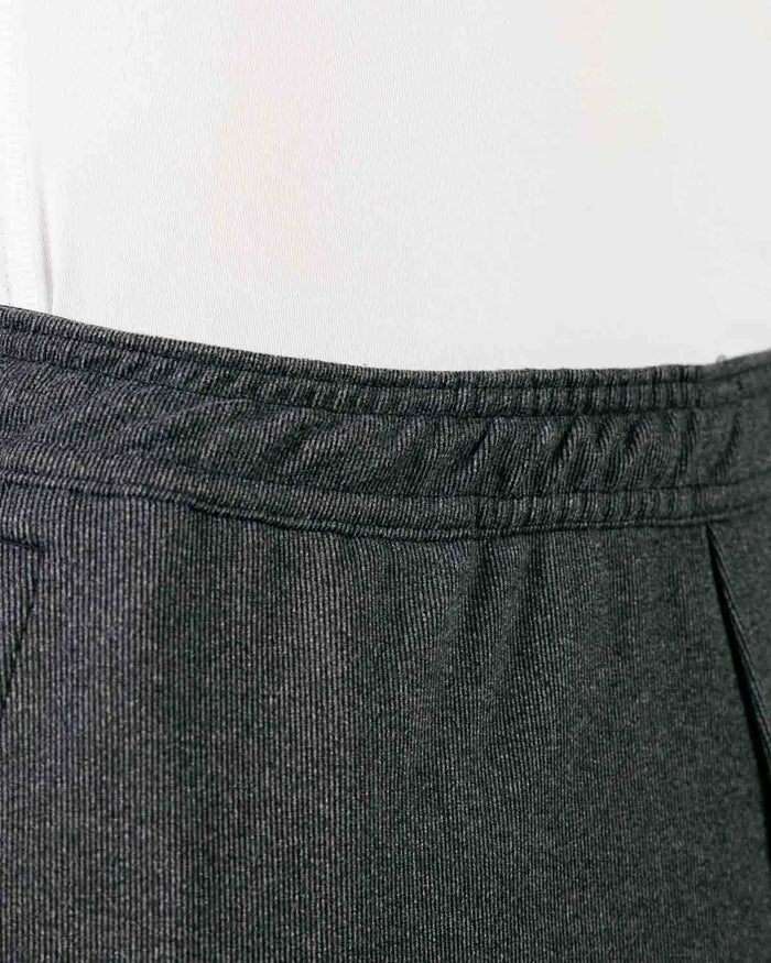 Dark Gray Brushed Rib Knit Jogger