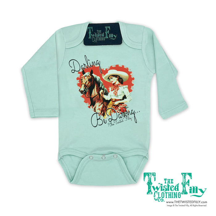 Darling Be Daring - Girls L/S Infant One Piece - Assorted Colors