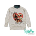 Darling Be Daring - Girls Toddler Pullover - Oatmeal