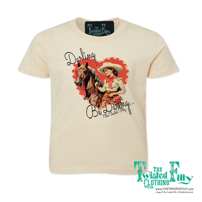Darling Be Daring - S/S Girls Youth Tee - Assorted Colors