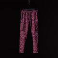 flatlay Brushed Camo Cargo Jogger in burgundy camo, front view