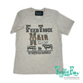 Feed Truck Hair Don't Care - Adult - Crew Neck S/S Tee - Oatmeal