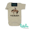 FERAL - S/S Infant One Piece - Oatmeal