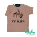 FERAL - S/S Youth Tee - Dusty Rose