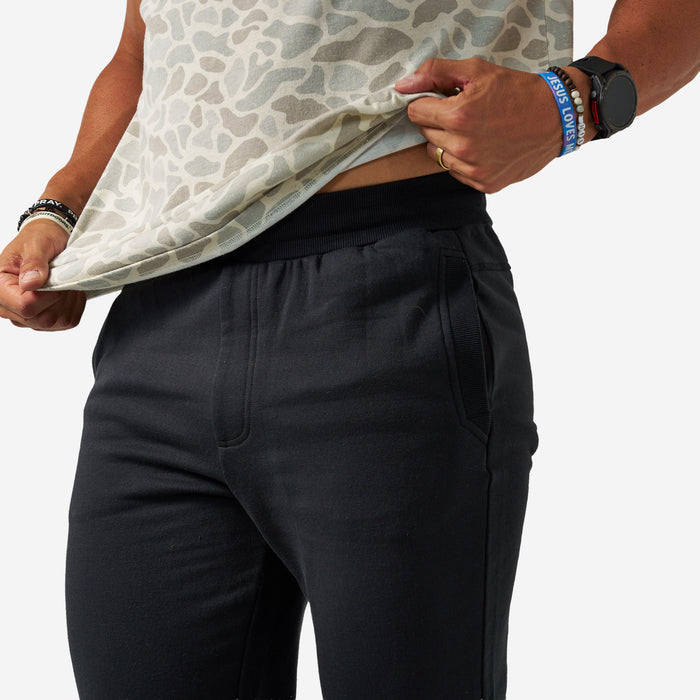Fleece Joggers in Black