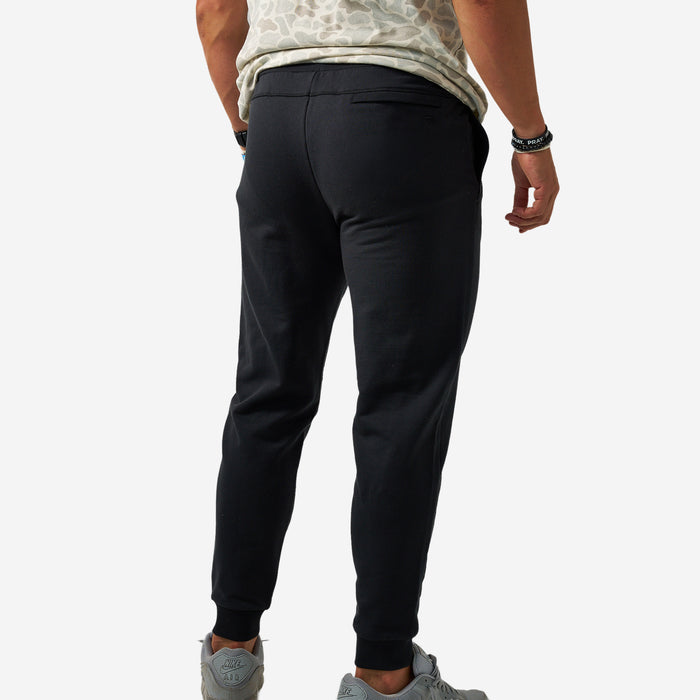 Fleece Joggers in Black