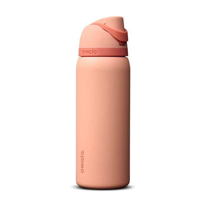 FreeSip® 32oz Stainless Steel Water Bottle in Peach of Mind