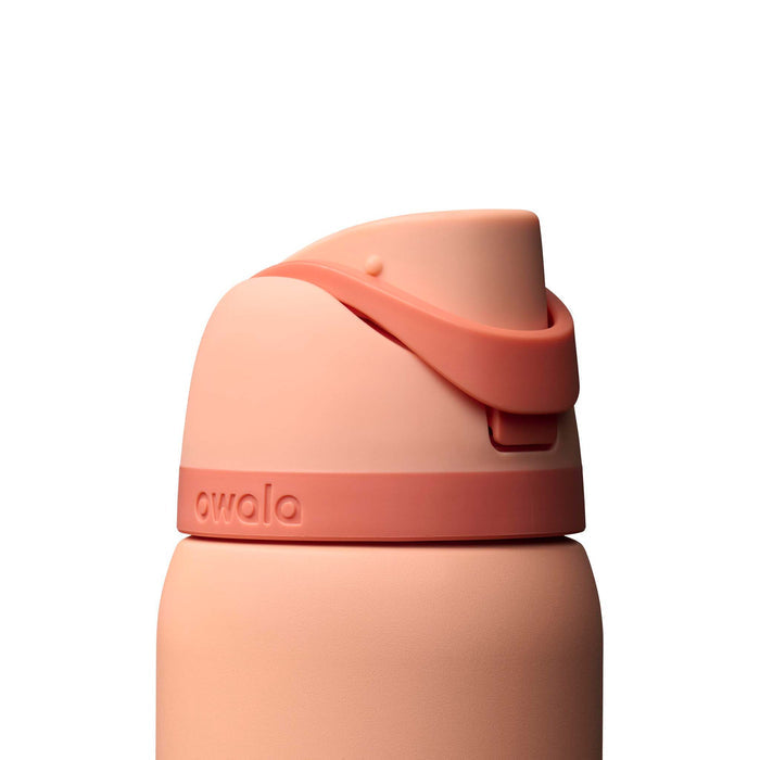 FreeSip® 32oz Stainless Steel Water Bottle in Peach of Mind