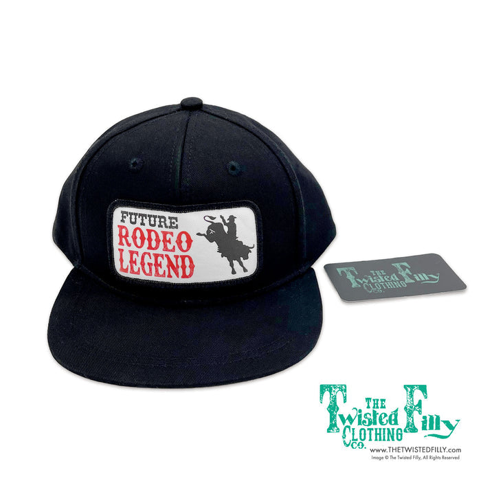 Future Rodeo Legend Bull Rider - Infant /  Toddler Snapback Hat - Black