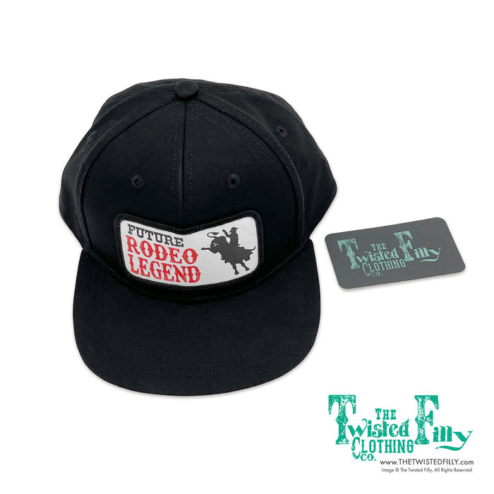 Future Rodeo Legend Bull Rider - Infant /  Toddler Snapback Hat - Black