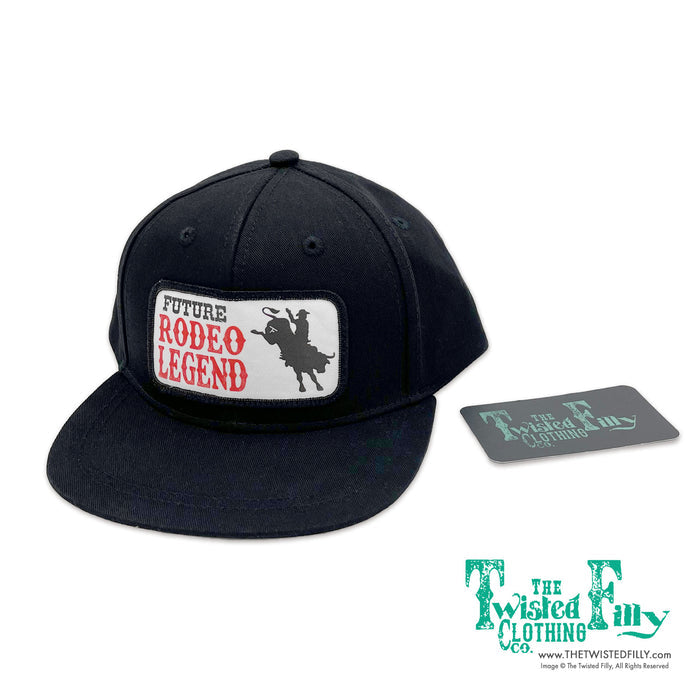 Future Rodeo Legend Bull Rider - Infant /  Toddler Snapback Hat - Black