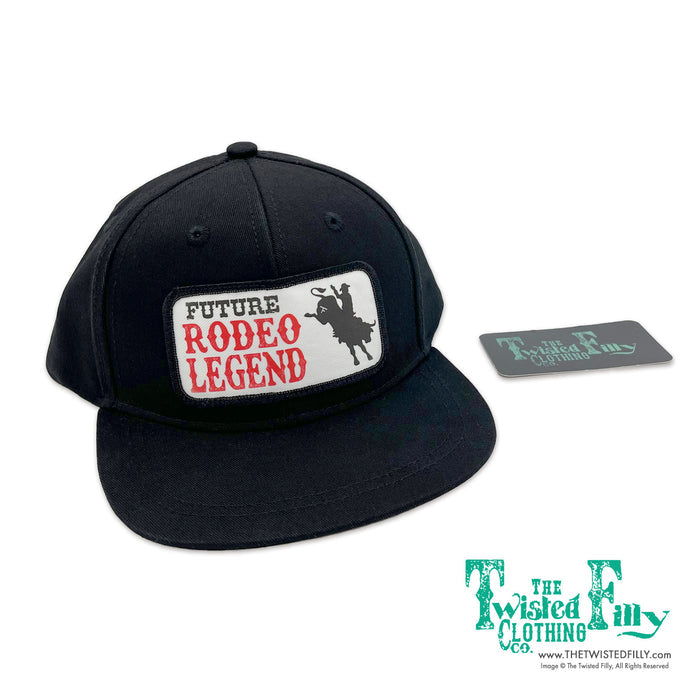 Future Rodeo Legend Bull Rider - Infant /  Toddler Snapback Hat - Black