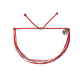 Gameday Bracelet in Red, Grey, and White