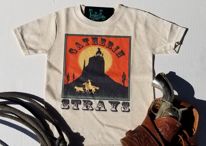 Gatherin Strays - S/S Youth Tee -  Oatmeal
