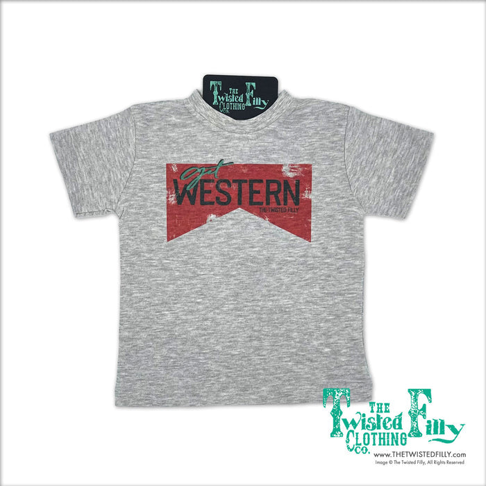 Get Western - S/S Youth Tee - Grey
