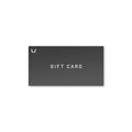 flatlay ASRV gift card in charcoal gray, front view