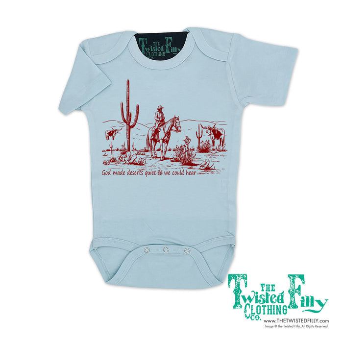 God Made Deserts - S/S Infant One Piece - Assorted Colors