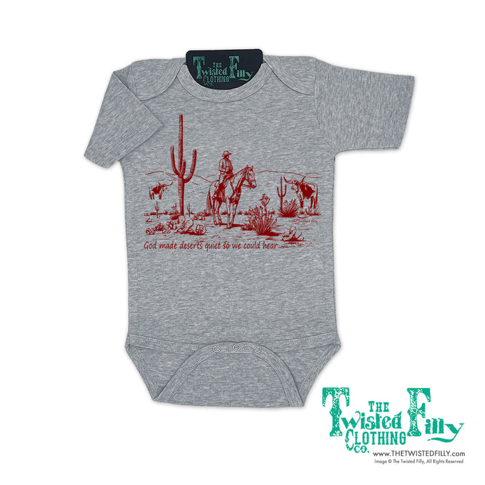 God Made Deserts - S/S Infant One Piece - Assorted Colors