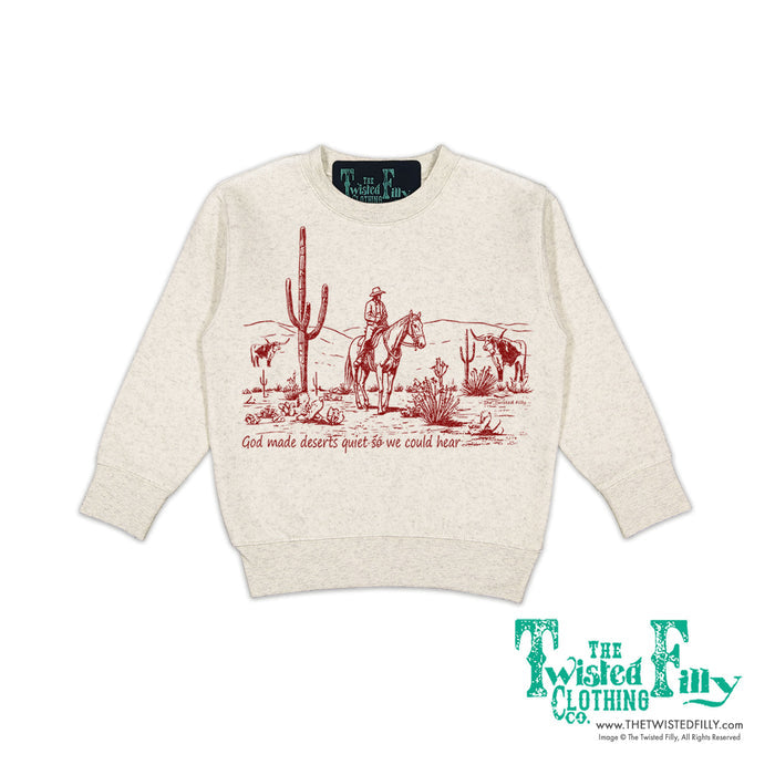 God Made Deserts - Toddler Sweatshirt - Assorted Colors