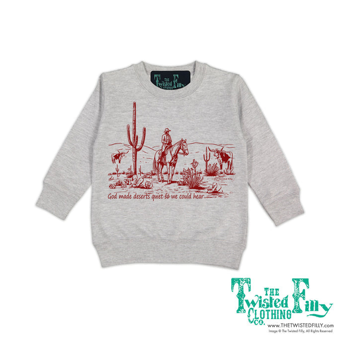 God Made Deserts - Toddler Sweatshirt - Assorted Colors