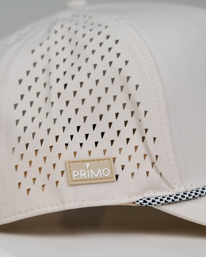 Grant Horvat Essentials Cream Cursive Hat