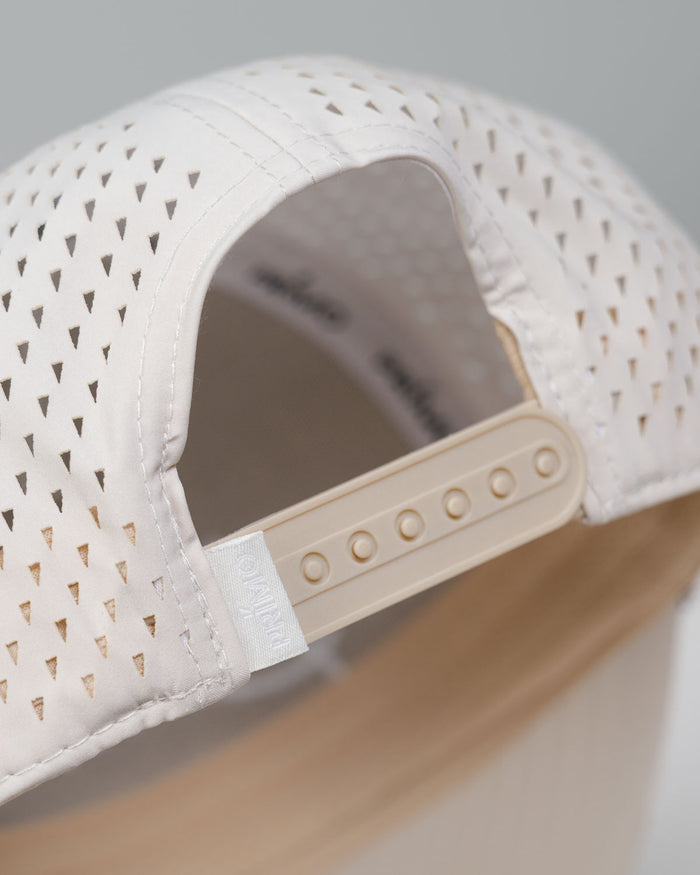 Grant Horvat Essentials Cream Cursive Hat