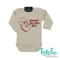 Happy Ho Ho Ho Christmas Cowboy Santa - Infant One Piece - Asst. Colors