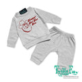 Happy Ho Ho Ho Christmas Cowboy Santa - Infant Two Piece Outfit - Asst. Colors