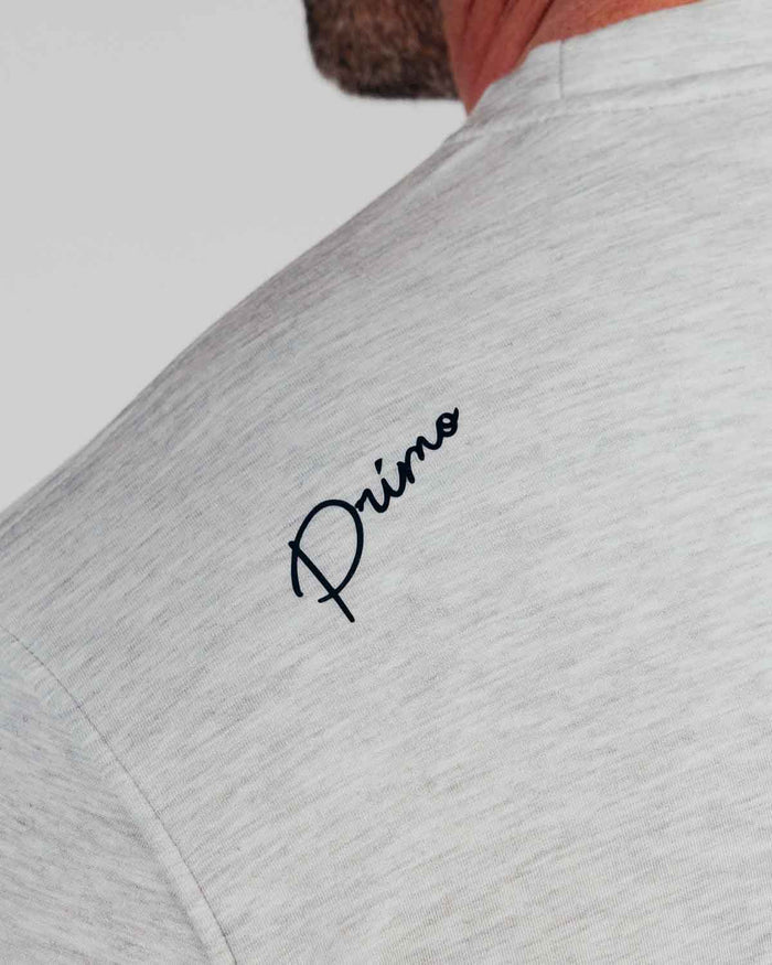 Heather Gray Cursive CoreSoft Crew