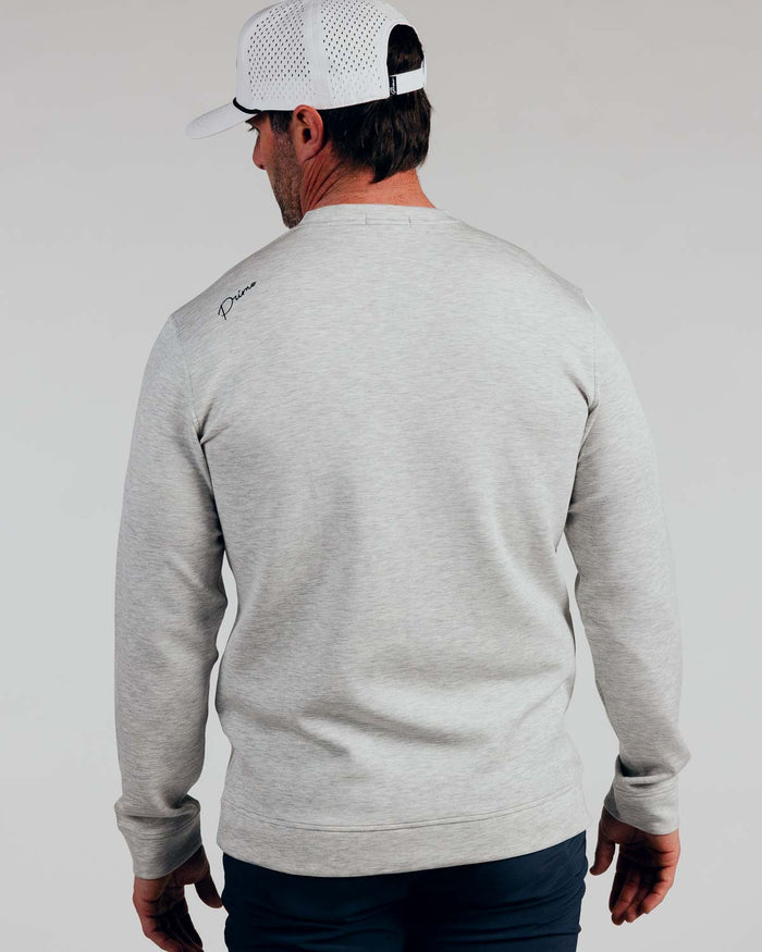 Heather Gray Cursive CoreSoft Crew