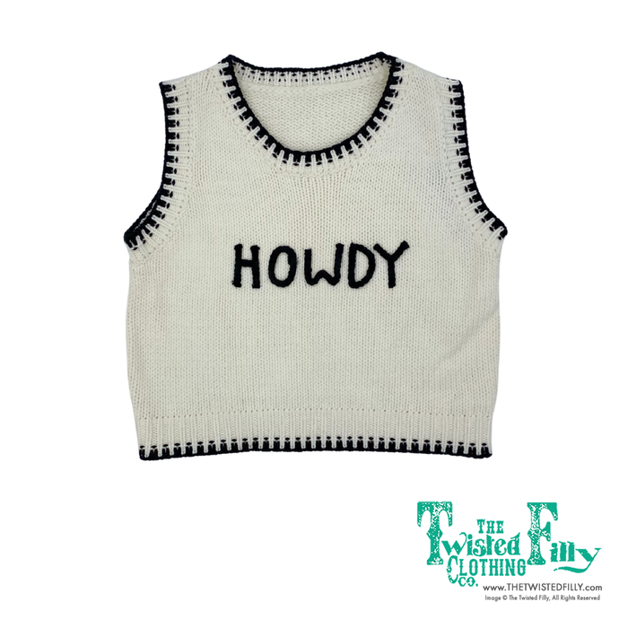 Howdy - Sweater Vest - Toddler - Ivory
