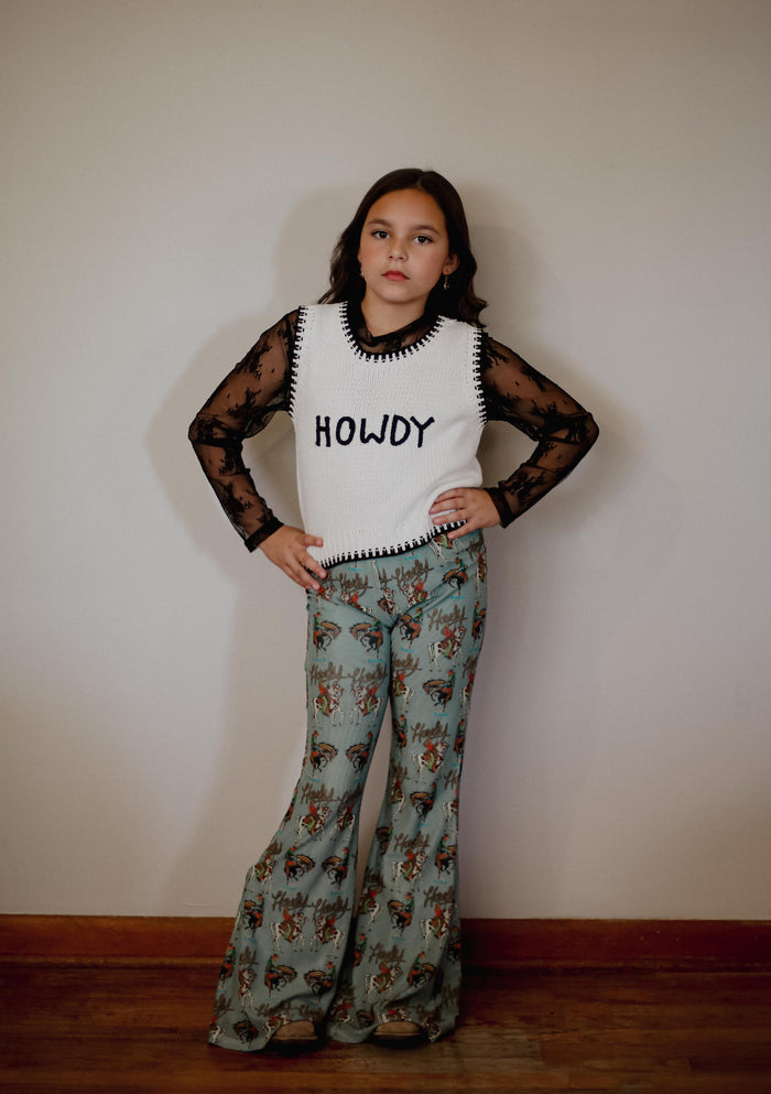 Howdy - Sweater Vest - Youth - Ivory
