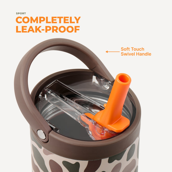 Hydrojug Kids Sport 14oz Water Bottle in Duck Camo