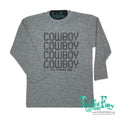 I Am Cowboy - L/S Toddler Tee - Gray