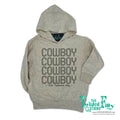 I Am Cowboy - Youth Hoodie - Oatmeal