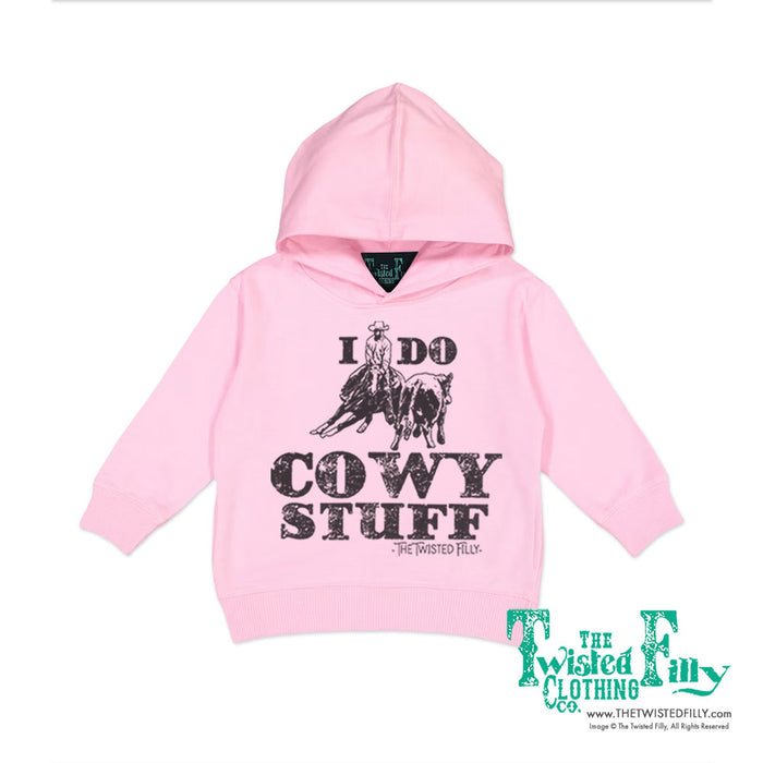 I Do Cowy Stuff - Toddler Hoodie - Assorted Colors